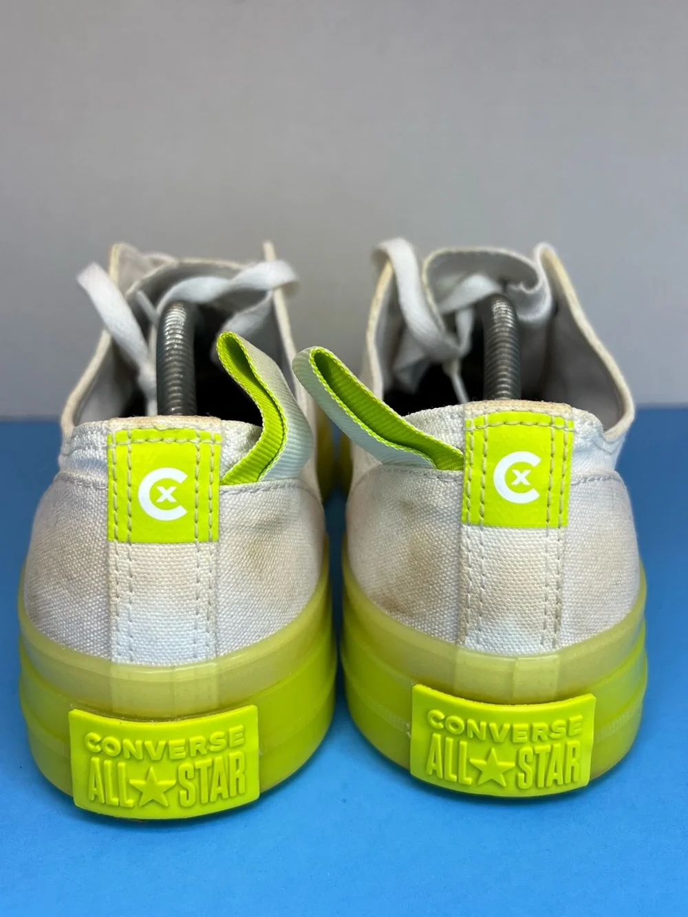 Converse CTAS CX “Street Utility” White/Lime Twist M10/W12 170994C Very Nice. - Picture 5 of 16